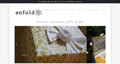 Desktop Screenshot of enfoldgiftwrap.com
